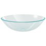 Lavabo de baño con grifo y desagüe de empuje vidrio templado von , Sinkt - Ref: Foro24-3098442, Preis: 92,03 €, Rabatt: %