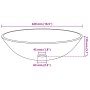 Lavabo de baño con grifo y desagüe de empuje vidrio templado von , Sinkt - Ref: Foro24-3098442, Preis: 92,03 €, Rabatt: %