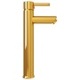 Lavabo de baño grifo y desagüe de empuje vidrio templado marrón by , Sinks - Ref: Foro24-3098456, Price: 108,32 €, Discount: %