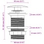 Lavabo de baño grifo y desagüe de empuje vidrio templado marrón by , Sinks - Ref: Foro24-3098456, Price: 108,32 €, Discount: %
