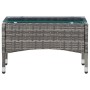 Mesa de centro de ratán sintético gris 60x40x36 cm by , Garden tables - Ref: Foro24-45908, Price: 71,56 €, Discount: %