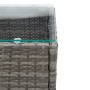 Mesa de centro de ratán sintético gris 60x40x36 cm by , Garden tables - Ref: Foro24-45908, Price: 71,56 €, Discount: %