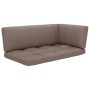Muebles de palets 4 pzas y cojines madera pino impregnada gris by , Garden sets - Ref: Foro24-3066705, Price: 412,15 €, Disco...