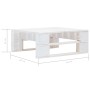 Muebles de palés 4 pzas y cojines madera pino impregnada blanco by , Garden sets - Ref: Foro24-3066711, Price: 447,85 €, Disc...