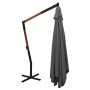 Cantilever parasol with anthracite wooden pole 400x300 cm by vidaXL, Umbrellas - Ref: Foro24-318430, Price: 190,39 €, Discoun...