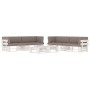 Muebles de palés 6 pzas y cojines madera pino impregnada blanco de , Conjuntos de jardín - Ref: Foro24-3067005, Precio: 771,27 €