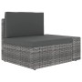 Juego muebles de jardín 5 pzas y cojines ratán sintético gris by , Garden sets - Ref: Foro24-3067180, Price: 501,23 €, Discou...