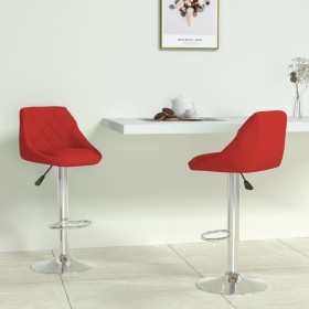 Taburetes de cocina 2 unidades cuero sintético rojo vino tinto by , Kitchen stools - Ref: Foro24-335185, Price: 121,68 €, Dis...