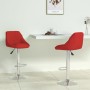 Taburetes de cocina 2 unidades cuero sintético rojo vino tinto by , Kitchen stools - Ref: Foro24-335185, Price: 121,59 €, Dis...