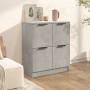 Concrete gray plywood sideboard 60x30x70 cm by vidaXL, Sideboards - Ref: Foro24-811101, Price: 62,41 €, Discount: %