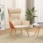 Sillón de relax de tela y PVC color crema | Foro24.es | Tu tienda online para hogar, jardín y más Foro24.es