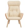 Sillón de relax de tela y PVC color crema | Foro24.es | Tu tienda online para hogar, jardín y más Foro24.es