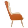 Sillón de relax de tela y PVC color crema | Foro24.es | Tu tienda online para hogar, jardín y más Foro24.es