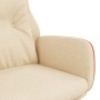 Sillón de relax de tela y PVC color crema | Foro24.es | Tu tienda online para hogar, jardín y más Foro24.es