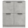 Concrete gray plywood sideboard 60x30x70 cm by vidaXL, Sideboards - Ref: Foro24-811101, Price: 62,41 €, Discount: %