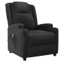 Sillón elevable cuero sintético negro
