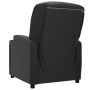Sillón elevable cuero sintético negro