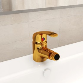 Grifo mezclador de bidé dorado 13x12 cm von , Wasserhähne - Ref: Foro24-149085, Preis: 34,82 €, Rabatt: %