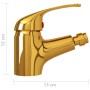 Grifo mezclador de bidé dorado 13x12 cm von , Wasserhähne - Ref: Foro24-149085, Preis: 34,82 €, Rabatt: %