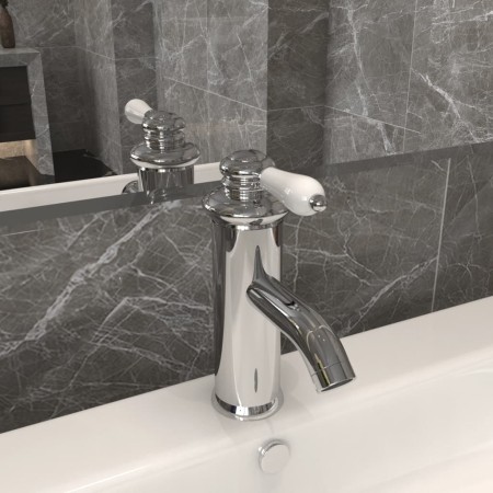 Grifo para lavabo de baño acabado cromado 130x180 mm von , Wasserhähne - Ref: Foro24-149070, Preis: 37,58 €, Rabatt: %
