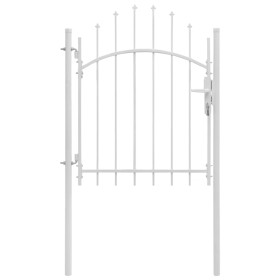 Puerta de jardín de acero blanco 1x1,75 m von , Gartentore - Ref: Foro24-143064, Preis: 103,66 €, Rabatt: %