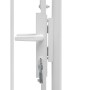 Puerta de jardín de acero blanco 1x1,75 m von , Gartentore - Ref: Foro24-143064, Preis: 103,66 €, Rabatt: %