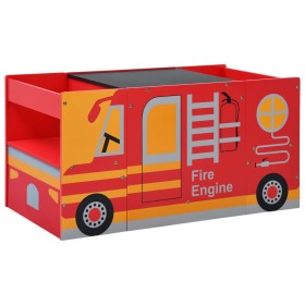 Mesa y sillas infantiles 3 pzas madera forma de camión bomberos by , Baby and Toddler Furniture Sets - Ref: Foro24-286190, Pr...