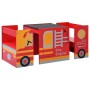 Mesa y sillas infantiles 3 pzas madera forma de camión bomberos by , Baby and Toddler Furniture Sets - Ref: Foro24-286190, Pr...