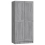 Armario de madera contrachapada gris Sonoma 82,5x51,5x180 cm | Foro24.es | Tu tienda online para hogar, jardín y más Foro24.es