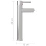 Grifo mezclador de cuarto de baño plateado 12x30 cm by , Faucets - Ref: Foro24-149091, Price: 42,35 €, Discount: %