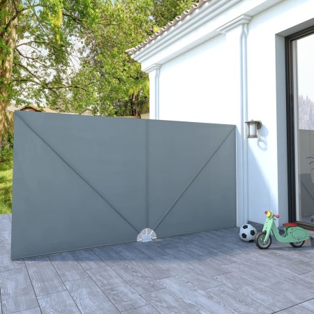 Toldo lateral plegable terraza gris 400x200 cm | Foro24.es | Tu tienda online para hogar, jardín y más Foro24.es