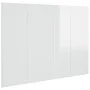 Bettkopfteil aus glänzend weißem Sperrholz, 120 x 1,5 x 80 cm von vidaXL, Kopf- und Fußteile - Ref: Foro24-811031, Preis: 47,...
