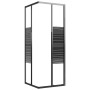 Cabina de ducha a rayas ESG negra 80x80x180 cm by , shower doors - Ref: Foro24-151849, Price: 267,01 €, Discount: %