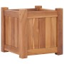 Arriate elevado madera maciza de teca 30x30x30 cm by , Pots and planters - Ref: Foro24-48964, Price: 66,78 €, Discount: %