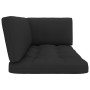 Sofá de jardín esquina de palets madera pino impregnada negro by , Modular outdoor sofas - Ref: Foro24-3066584, Price: 142,31...