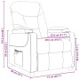 Sillón de masaje de tela negro by , Electric massage chairs - Ref: Foro24-339094, Price: 296,45 €, Discount: %