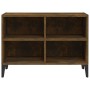Mueble para TV con patas de metal roble ahumado 69,5x30x50 cm | Foro24.es | Tu tienda online para hogar, jardín y más Foro24.es