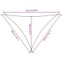 Toldo de vela triangular tela Oxford gris taupe 3x3x4,24 m by , Umbrellas - Ref: Foro24-135447, Price: 24,74 €, Discount: %