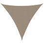 Toldo de vela triangular tela Oxford gris taupe 4x4x4 m by , Umbrellas - Ref: Foro24-135451, Price: 30,82 €, Discount: %