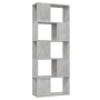 Estantería divisor de espacios gris hormigón 60x24x155 cm | Foro24.es | Tu tienda online para hogar, jardín y más Foro24.es