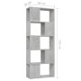 Estantería divisor de espacios gris hormigón 60x24x155 cm | Foro24.es | Tu tienda online para hogar, jardín y más Foro24.es
