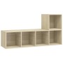 Juego de muebles de salón 2 pzas madera ingeniería roble Sonoma von , TV-Möbel - Ref: Foro24-3079802, Preis: 87,63 €, Rabatt: %