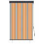 Estor enrollable de exterior amarillo y azul 100x250 cm by , Blinds and blinds - Ref: Foro24-145956, Price: 48,82 €, Discount: %