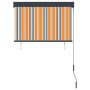 Estor enrollable de exterior amarillo y azul 100x250 cm by , Blinds and blinds - Ref: Foro24-145956, Price: 48,82 €, Discount: %