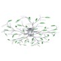Lámpara de techo brazos cristal forma hoja 5 bombillas verde by , ceiling lights - Ref: Foro24-289241, Price: 78,37 €, Discou...