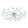 Lámpara de techo brazos cristal forma hoja 5 bombillas verde by , ceiling lights - Ref: Foro24-289241, Price: 78,37 €, Discou...