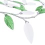 Lámpara de techo brazos cristal forma hoja 5 bombillas verde by , ceiling lights - Ref: Foro24-289241, Price: 78,37 €, Discou...
