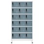 Taquilla de acero gris claro y gris oscuro 90x40x180 cm by , Lockers and storage cabinets - Ref: Foro24-339835, Price: 391,70...