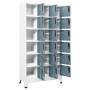 Taquilla de acero gris claro y gris oscuro 90x40x180 cm by , Lockers and storage cabinets - Ref: Foro24-339835, Price: 391,70...