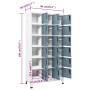 Taquilla de acero gris claro y gris oscuro 90x40x180 cm by , Lockers and storage cabinets - Ref: Foro24-339835, Price: 391,70...